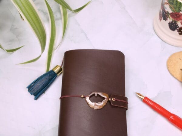 Leather Journal Cover Kit - Brown A6 size