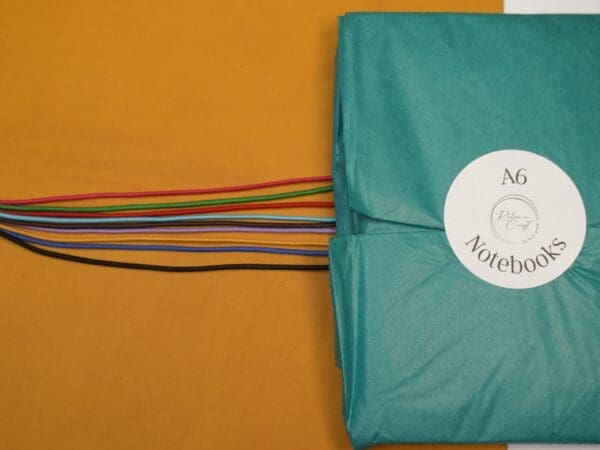 Leather Journal Cover Kit - Saffron A6 Size