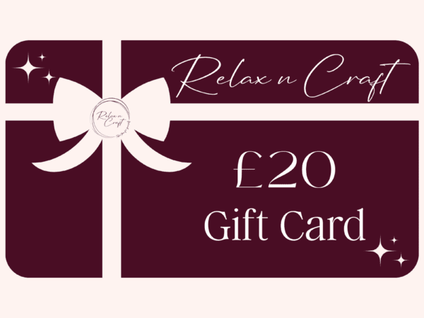 Relax n Craft Gift Card £20